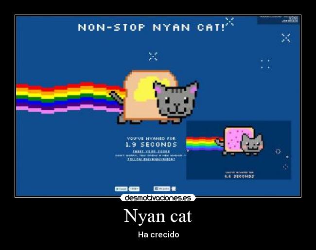 Nyan cat - Ha crecido