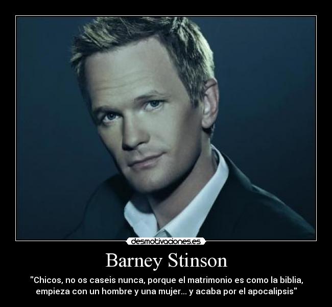 carteles lizbeth barney stinson debemos hacerle caso desmotivaciones