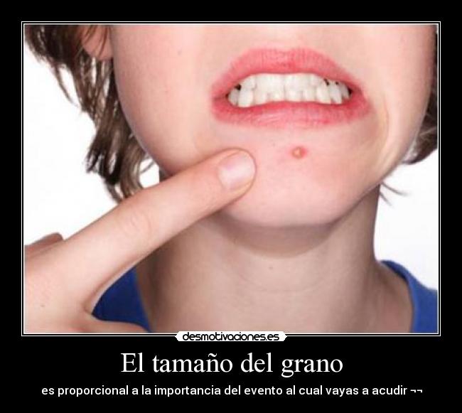 El tamaño del grano - 