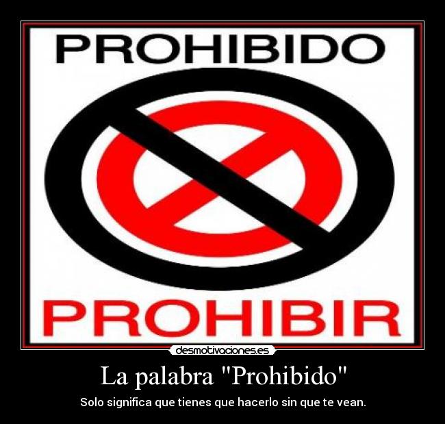 La palabra Prohibido - 