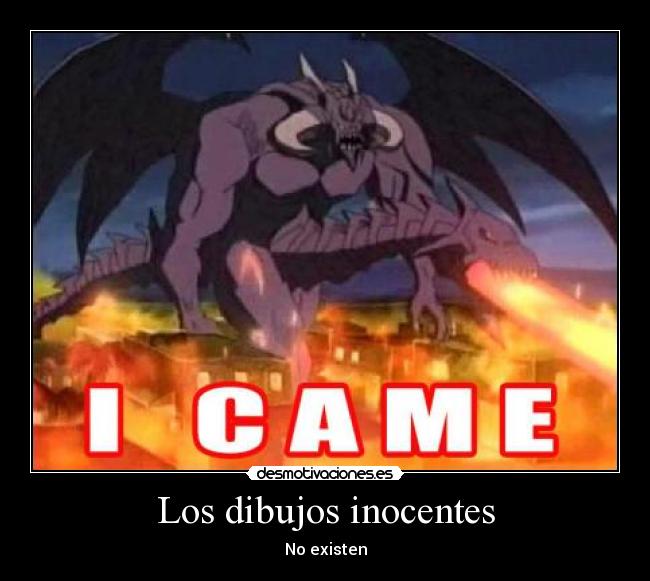 Los dibujos inocentes - No existen