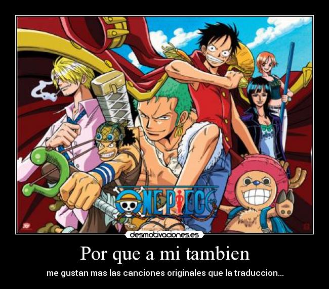 carteles one piece desmotivaciones