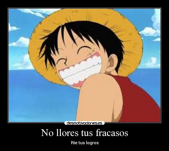 No llores tus fracasos -