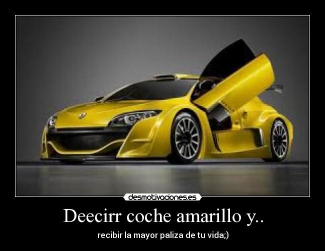 Deecirr coche amarillo y.. - 
