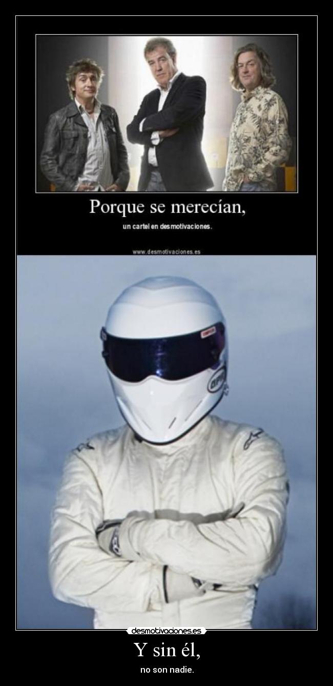 carteles stig top gear desmotivaciones