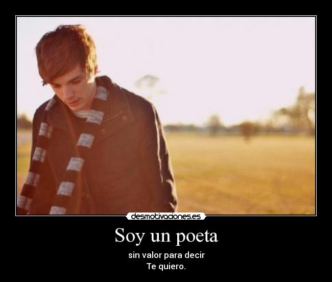Soy un poeta -