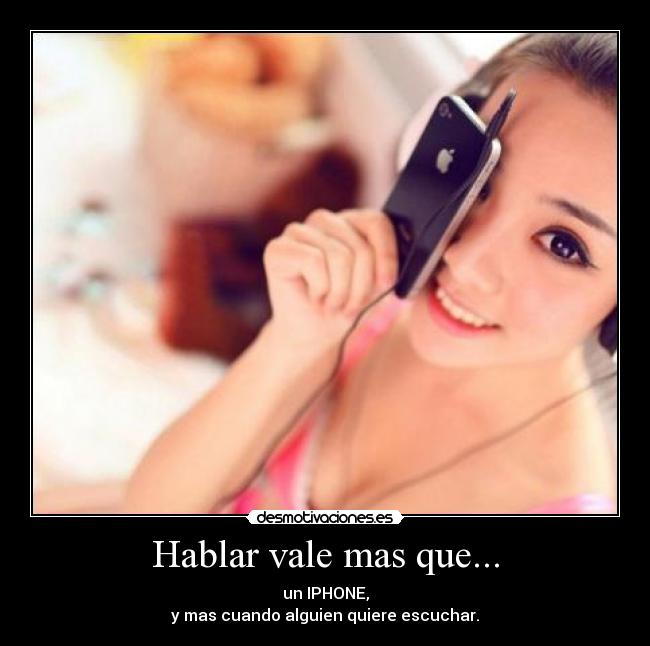 Hablar vale mas que... - 