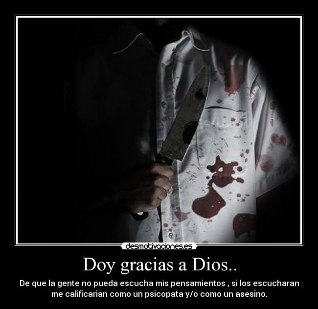 Doy gracias a Dios.. - 