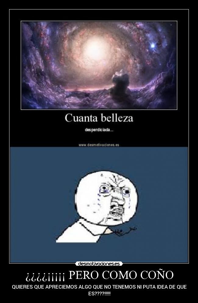 ¿¿¿¿¡¡¡¡¡ PERO COMO COÑO -