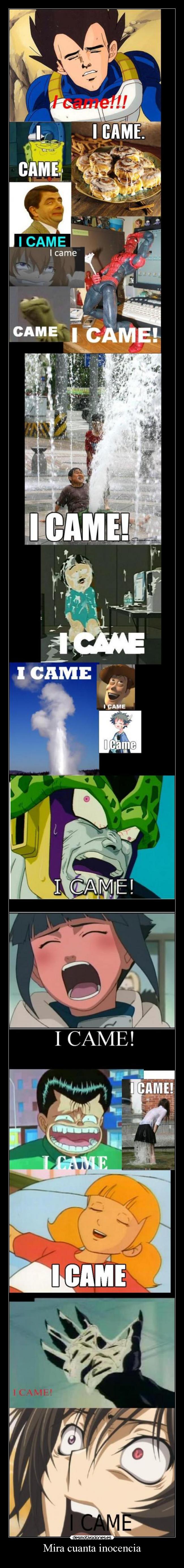 Mira cuanta inocencia -