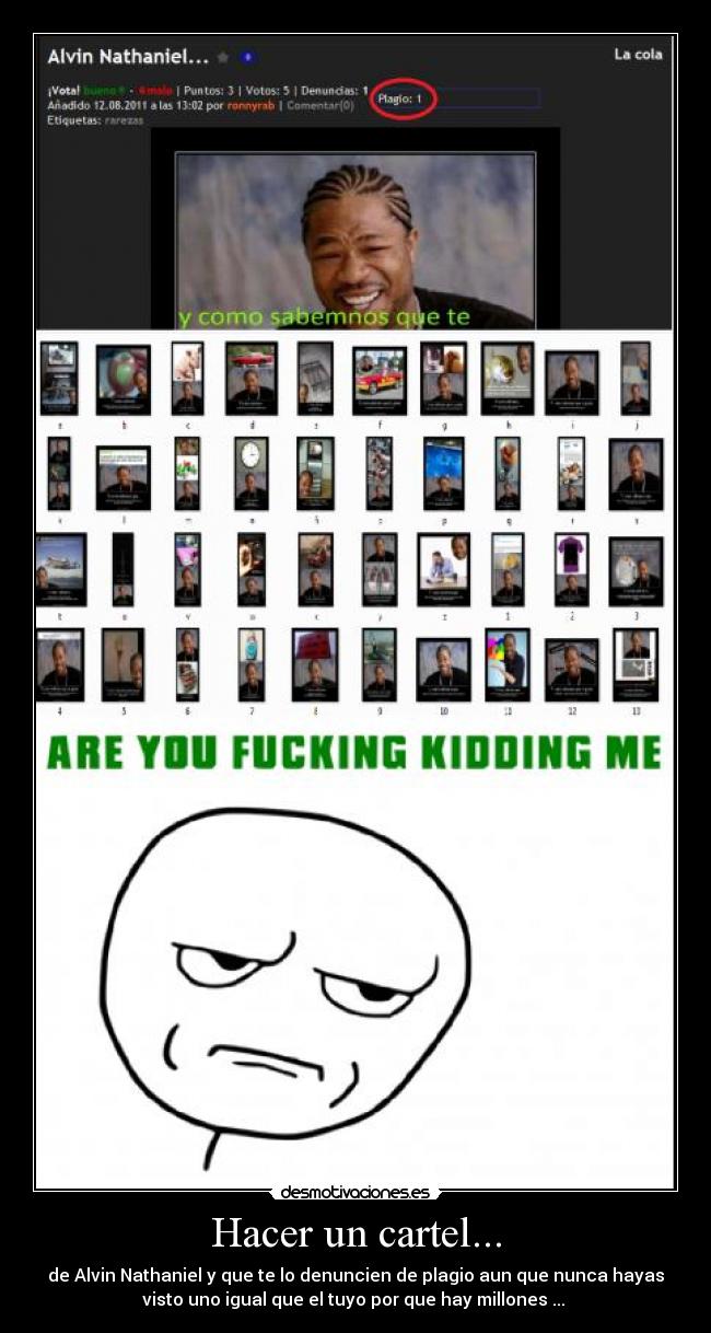 Hacer un cartel... - 