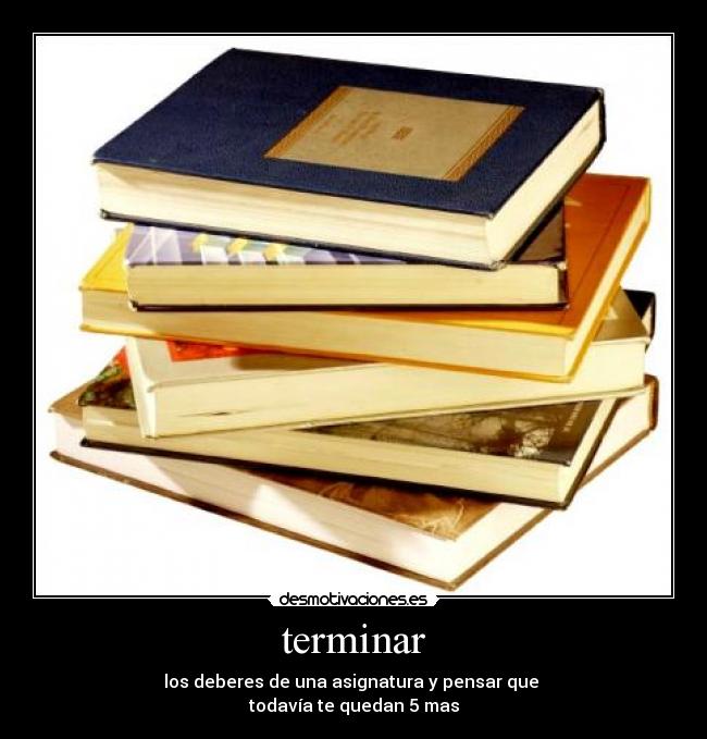 terminar -