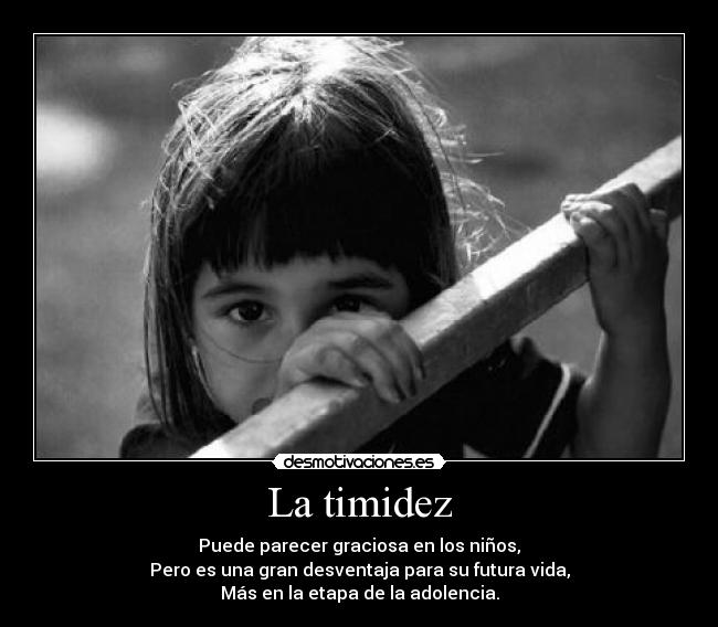La timidez -