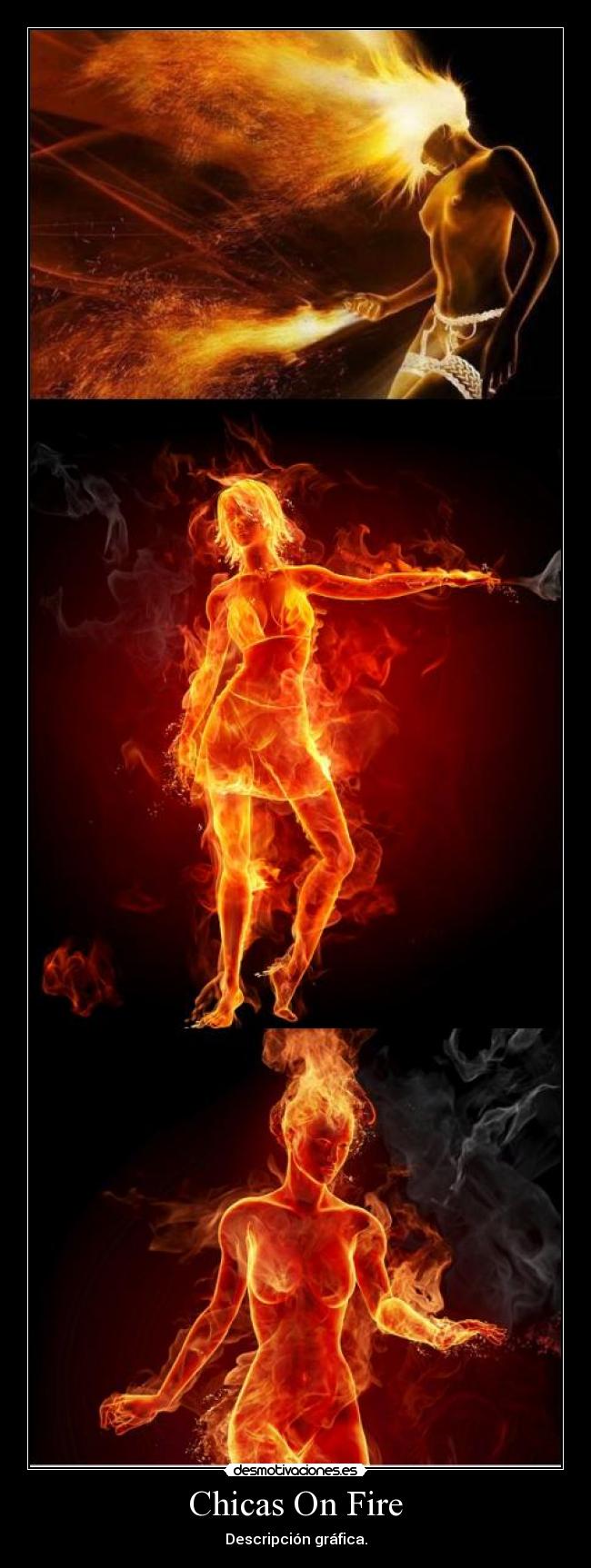 Chicas On Fire - Descripción gráfica.