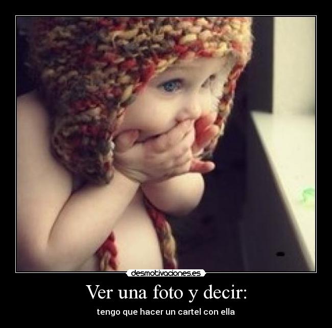 Ver una foto y decir: -