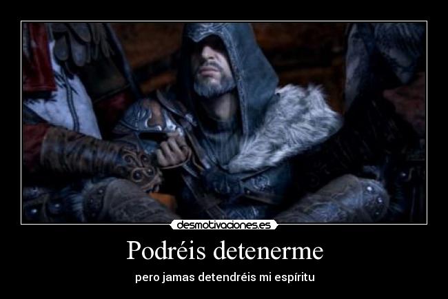 carteles ezio assassin detener desmotivaciones