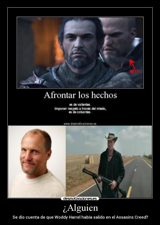 ¿Alguien - Se dio cuenta de que Woddy Harrel había salido en el Assasins Creed?