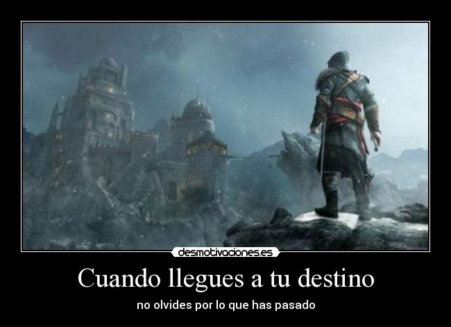 carteles destino ezio auditore assassin desmotivaciones