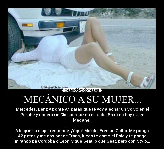 carteles mujer mecanico mujer desmotivaciones
