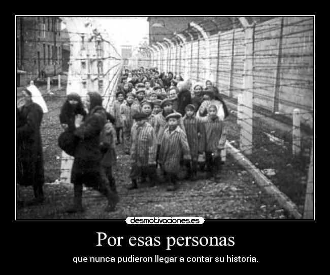 Por esas personas -