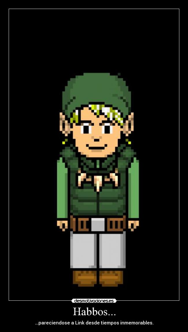 Habbos... - ...pareciendose a Link desde tiempos inmemorables.