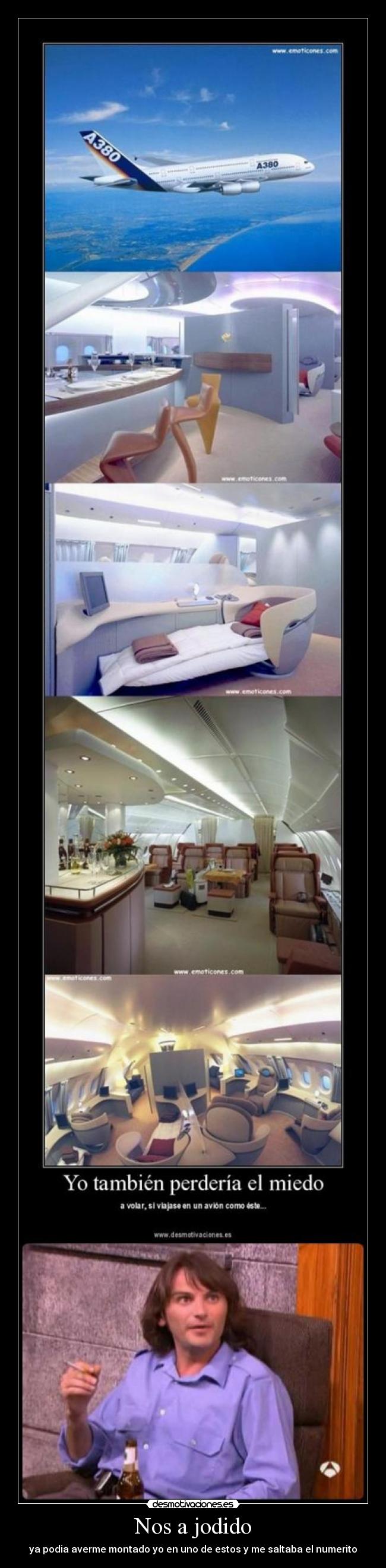 Nos a jodido - ya podia averme montado yo en uno de estos y me saltaba el numerito