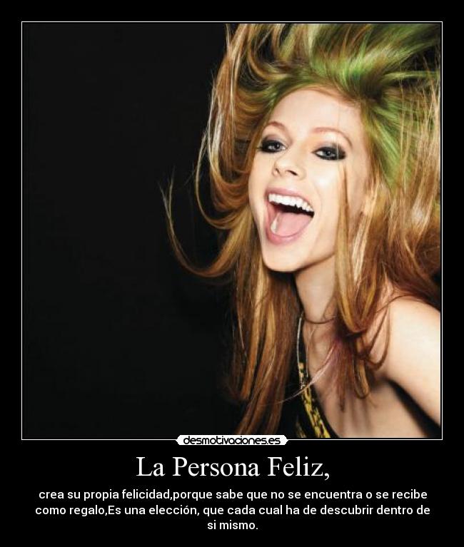 La Persona Feliz, - 