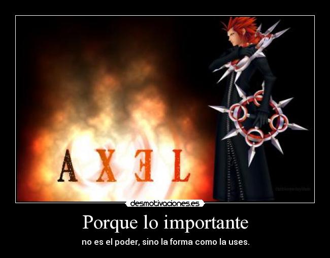 Porque lo importante -