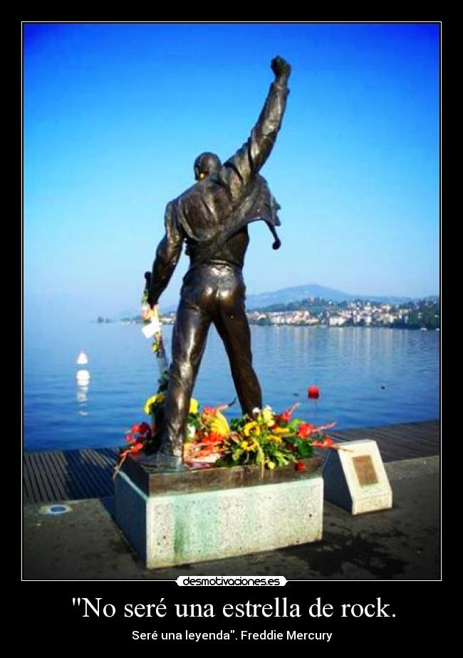 No seré una estrella de rock. -