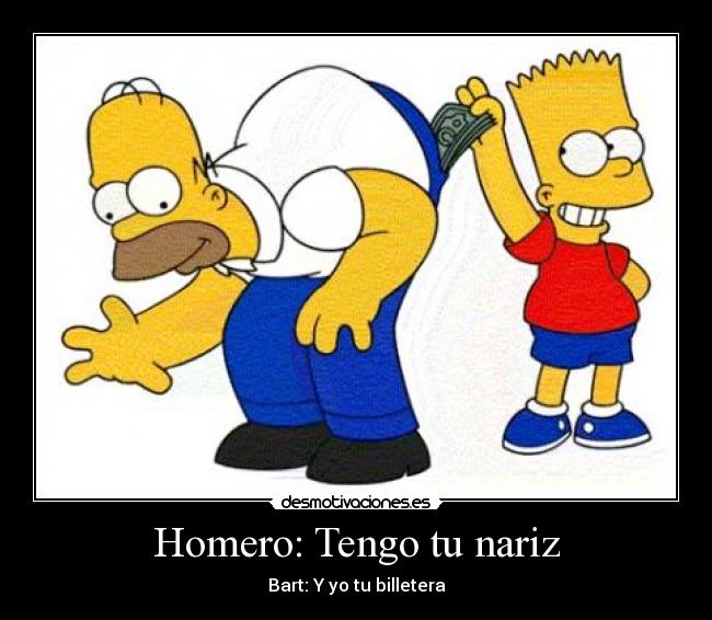 Homero: Tengo tu nariz - 