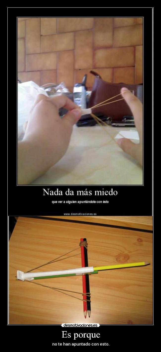 carteles ballesta casera asesina si funciona muy bien ugn2010 clanvirus desmotivaciones