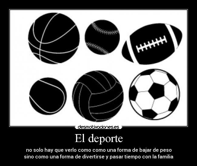 El deporte -
