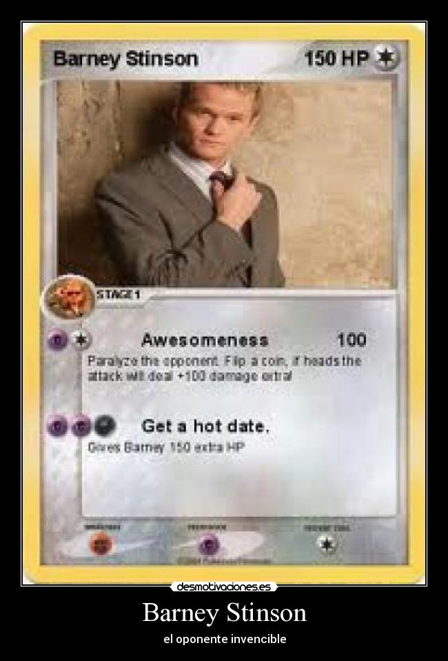 Barney Stinson - el oponente invencible