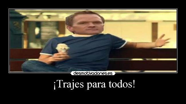 ¡Trajes para todos! -