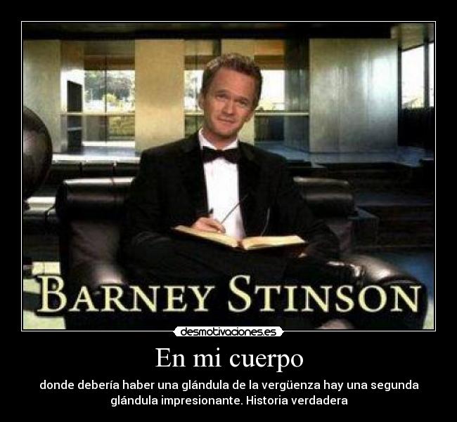 En mi cuerpo - donde debería haber una glándula de la vergüenza hay una segunda
glándula impresionante. Historia verdadera