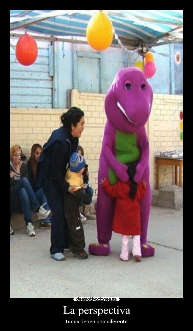 La perspectiva - todos tienen una diferente