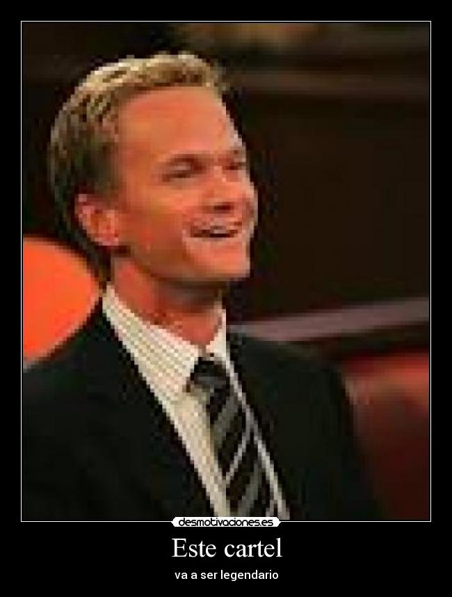 Este cartel - va a ser legendario