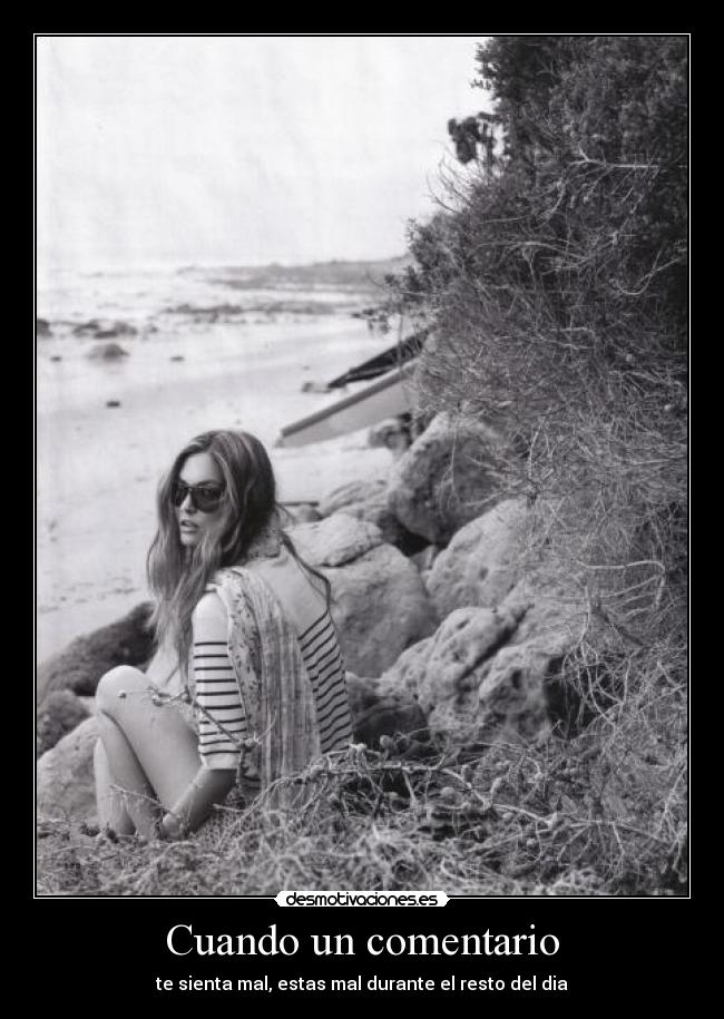 Cuando un comentario - 