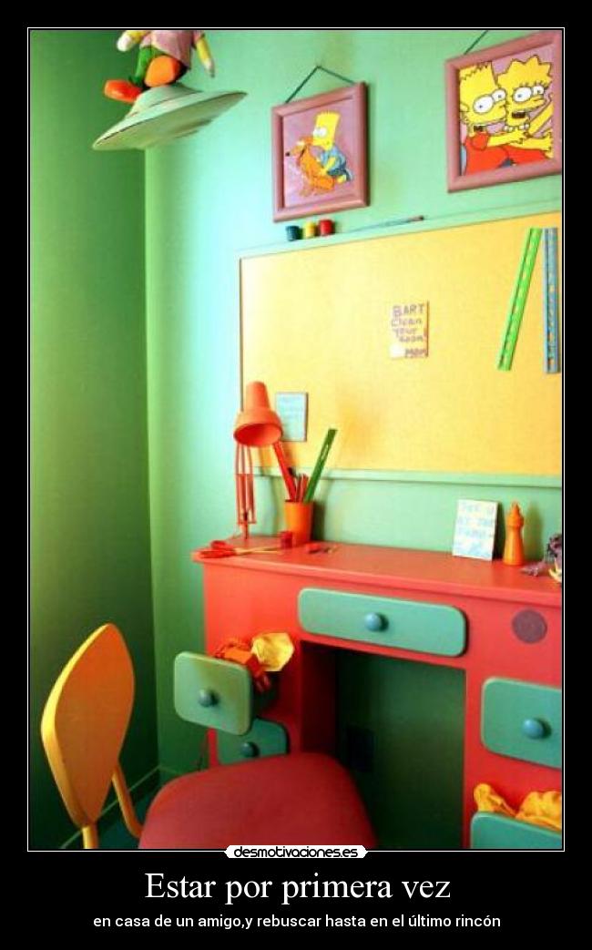 Estar por primera vez - 