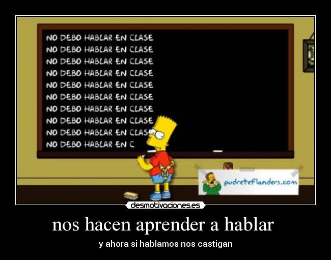 carteles escuela desmotivaciones