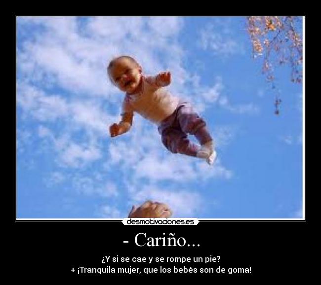 carteles bebe mujer pie goma desmotivaciones