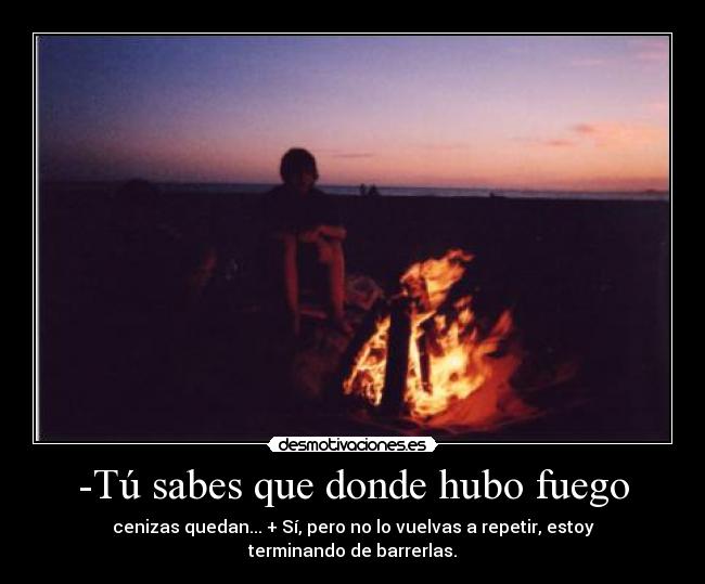 carteles fuego cenizas desmotivaciones