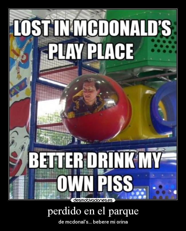 perdido en el parque -