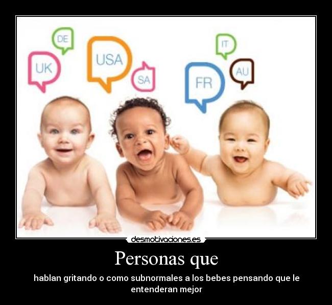 Personas que -