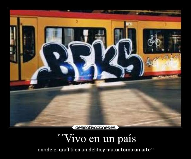 ´´Vivo en un país -