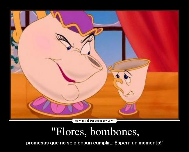 Flores, bombones, -