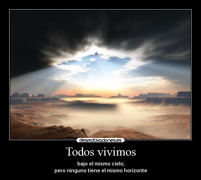 carteles cielo horizonte tal desmotivaciones