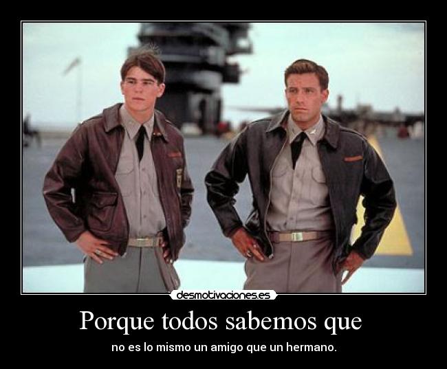 Porque todos sabemos que -