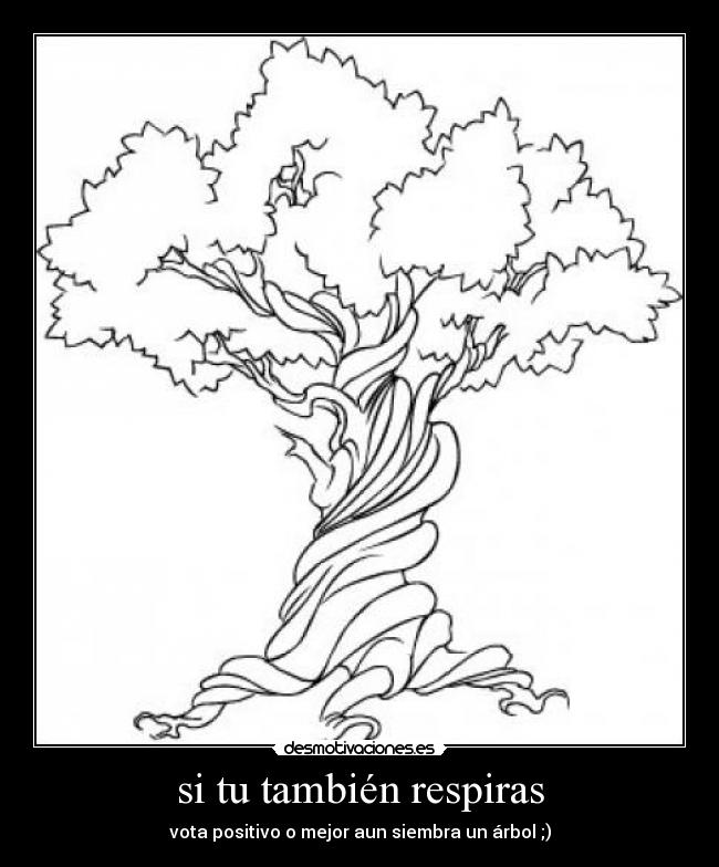 si tu también respiras - vota positivo o mejor aun siembra un árbol ;)
