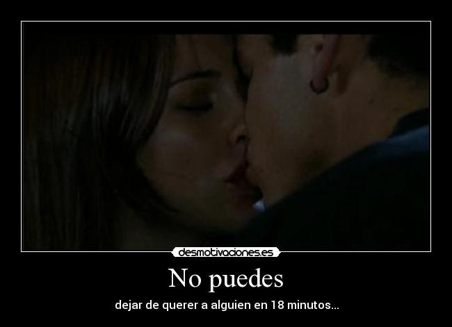 No puedes -
